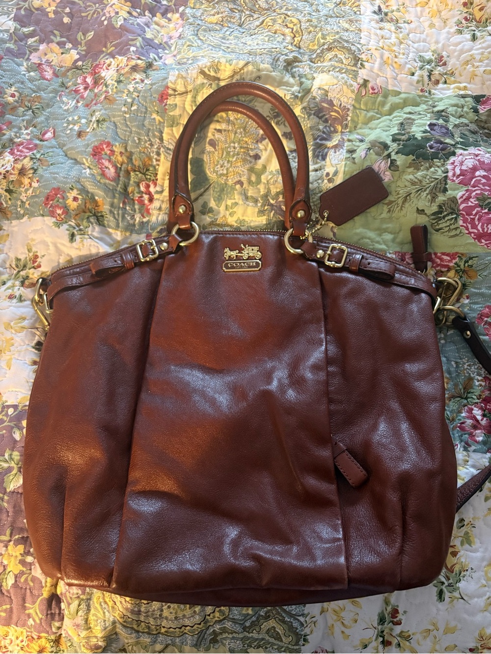 Coach Madison-Era Leather Satchel